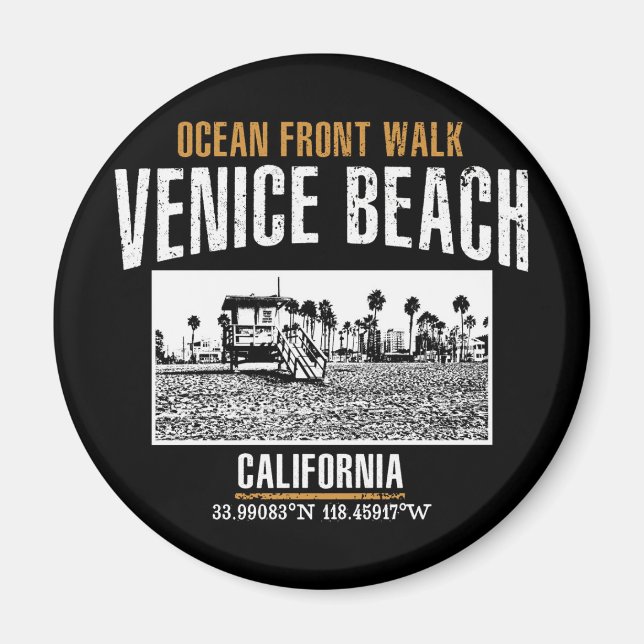 Venice Beach Magnet (Framsidan)