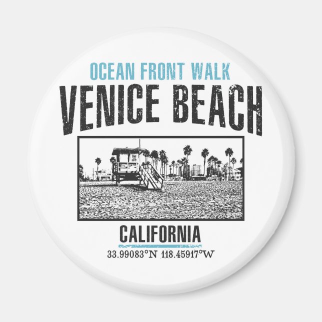Venice Beach Magnet (Framsidan)