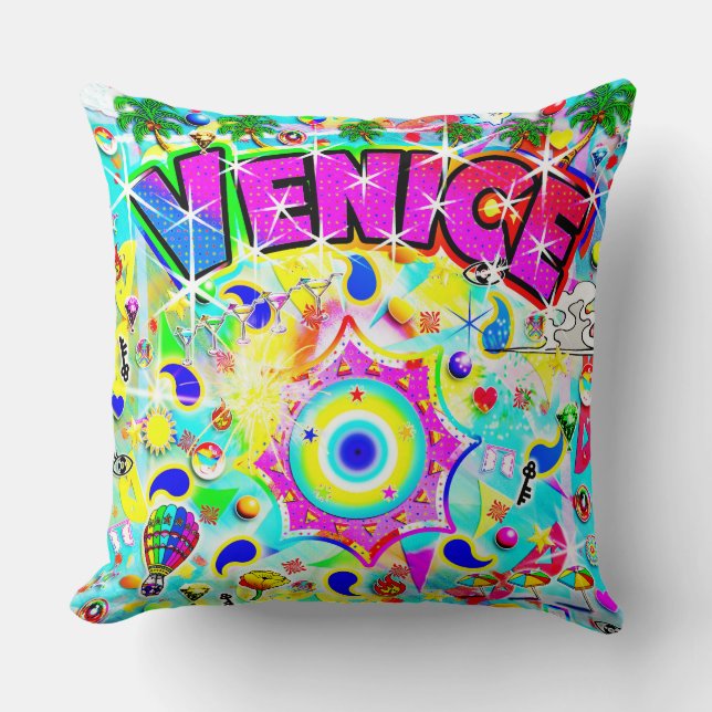 Venice Beach Mystisk Dans Kudde (Framsida)