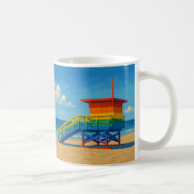 Venice Beach Rainbow Lifeguard Stat