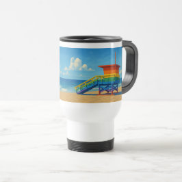 Venice Beach Rainbow Lifeguard Stat Resemugg