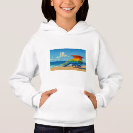 Venice Beach Rainbow Lifeguard Stat T Shirt