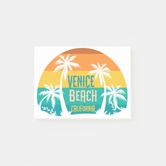 Venice Beach Retro Post-it Block (Framsida)