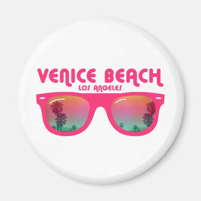Venice Beach sunglass Magnet (Framsidan)