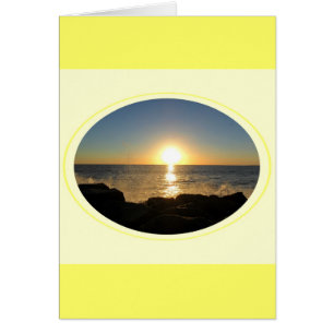 Venice Beach Sunset Hälsningskort