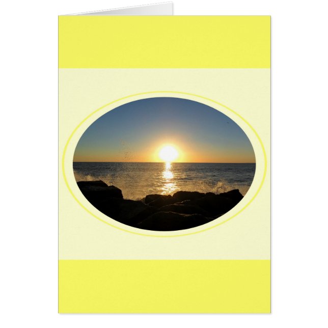 Venice Beach Sunset Hälsningskort (Framsidan)