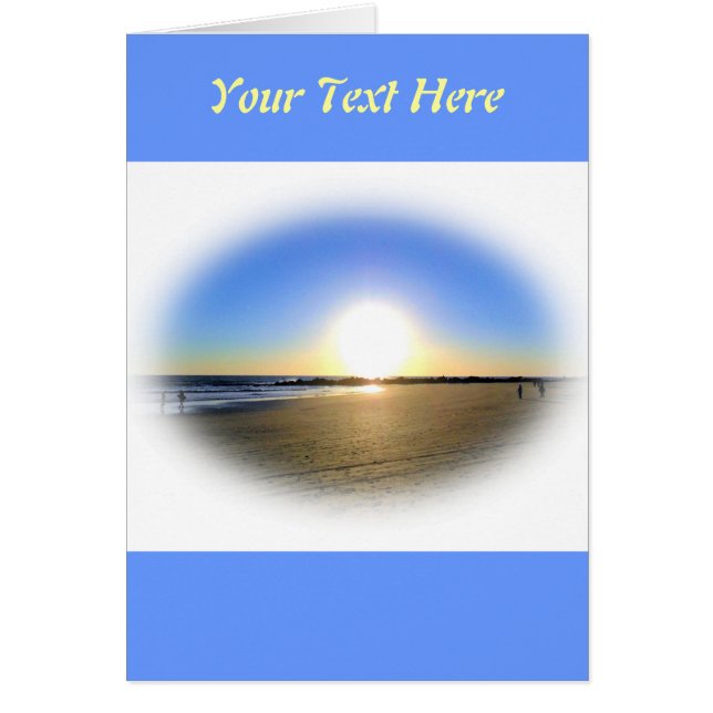 Venice Beach Sunset Hälsningskort (Framsidan)