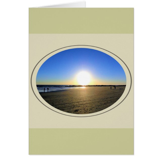 Venice Beach Sunset Hälsningskort (Framsidan)