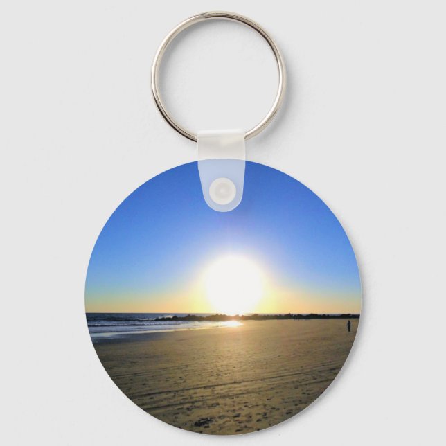 Venice Beach Sunset Nyckelring (Framsida)