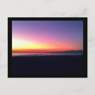 Venice Beach Sunset Vykort