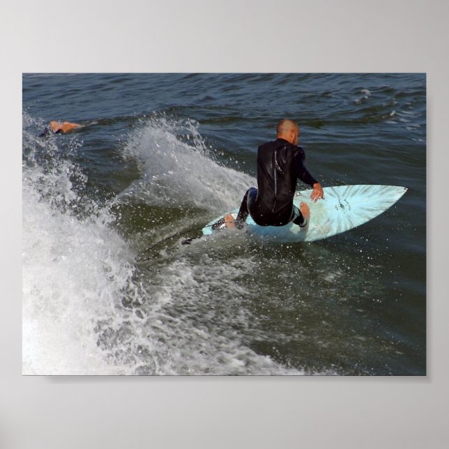 Venice Beach Surfing Poster (Framsidan)