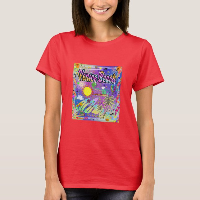 Venice Beach Timless Melody T-Shirt (Framsida)