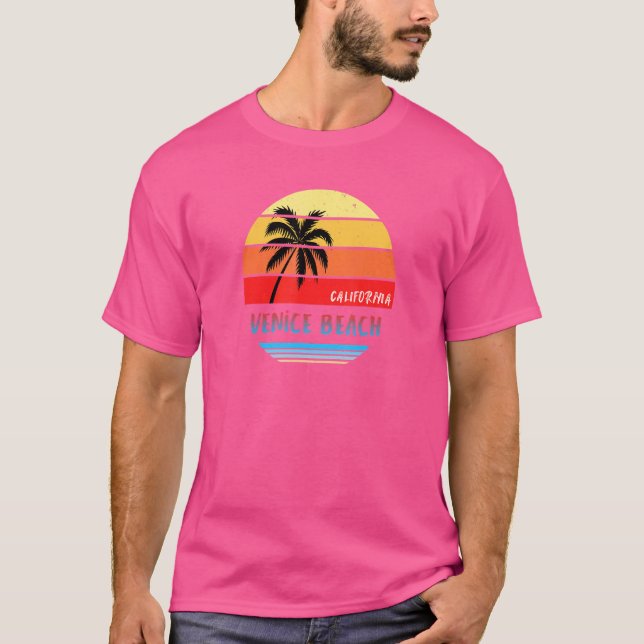 Venice Beach Venice Beach Kalifornien T Shirt (Framsida)
