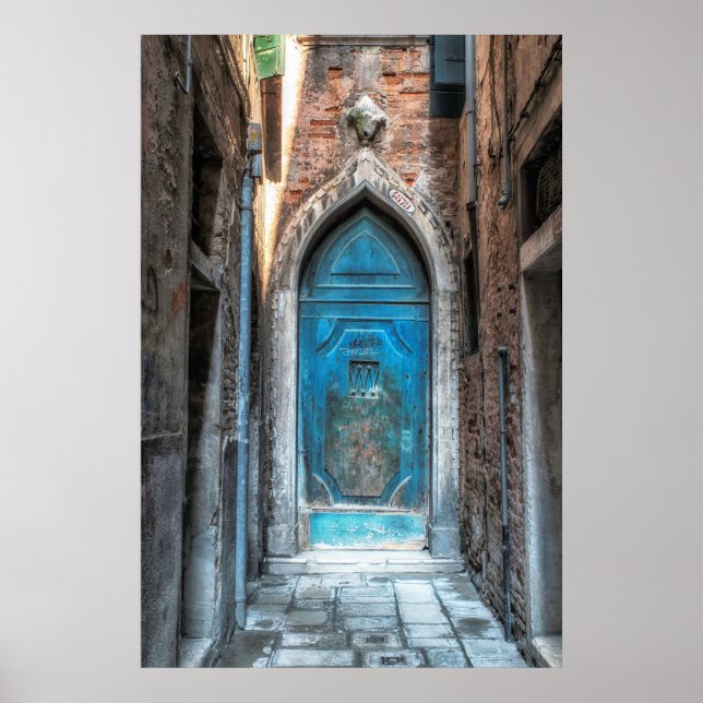 Venice Blue Door Poster (Framsidan)