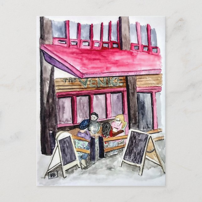 Venice Boardpromendad Vykort (Framsida)
