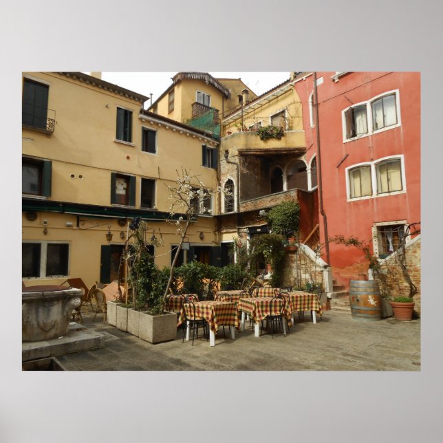 Venice Cafe Poster (Framsidan)