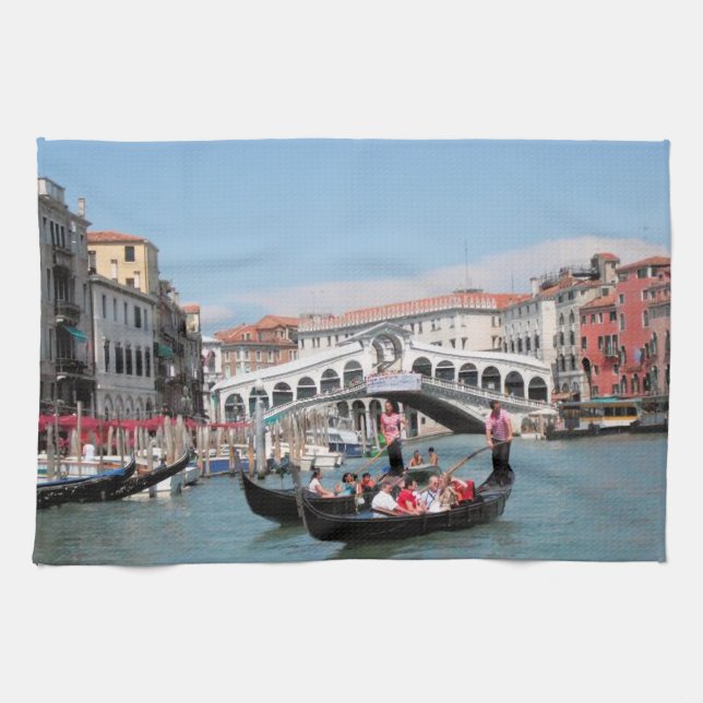 Venice Canal Kitchen Towel Kökshandduk (Horisontell)