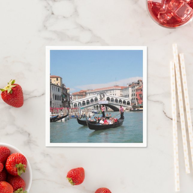 Venice Canal Papper Napkins Pappersservett (Insitu)