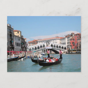 Venice Canal Postcard Vykort