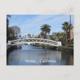 Venice Canals, Kalifornien Vykort