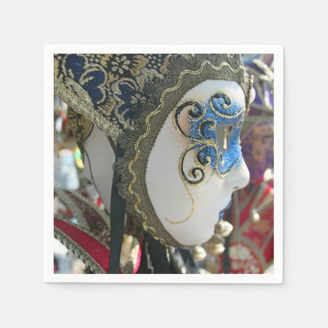 Venice Carnival mask Pappersservett (Framsidan)