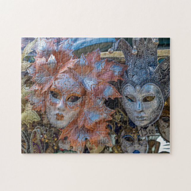 Venice Carnival maskpuzzle Pussel (Horisontell)