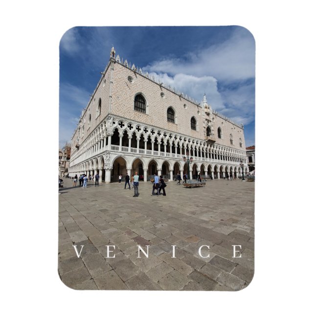 Venice Doge Palace View-kylskåp Magnet (Vertikal)