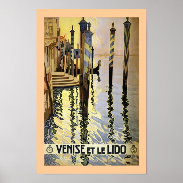 Venice et le Lido Poster (Framsidan)