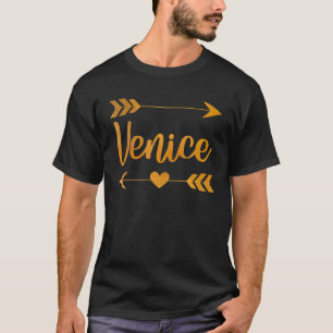 VENICE FL FLORIDA Funny City Home Roots USA Kvinno T Shirt