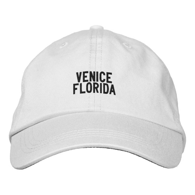 Venice Florida Hatt Broderad Keps (Framsida)