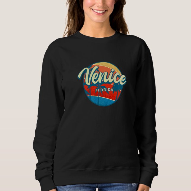 Venice Florida Summer Fl Tropical Us Cities Beach T Shirt (Framsida)