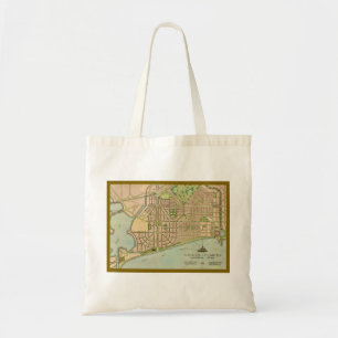 Venice Florida Vintage Karta Tygkasse