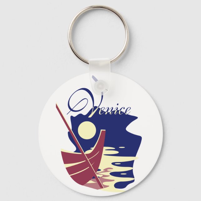 Venice Gondola Nyckelring (Framsida)