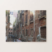 Venice Gondola Scene Photograph Jigszle Puzzle