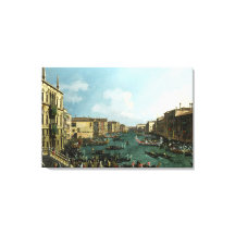 Venice Grand Canal Canaletto Oljemålning 16K High