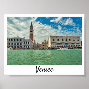 Venice Grand Canal Doges Palace Piazza san Marco Poster