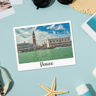 Venice Grand Canal Doges Palace Piazza san Marco Vykort