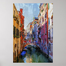 Venice grand canal, italien poster