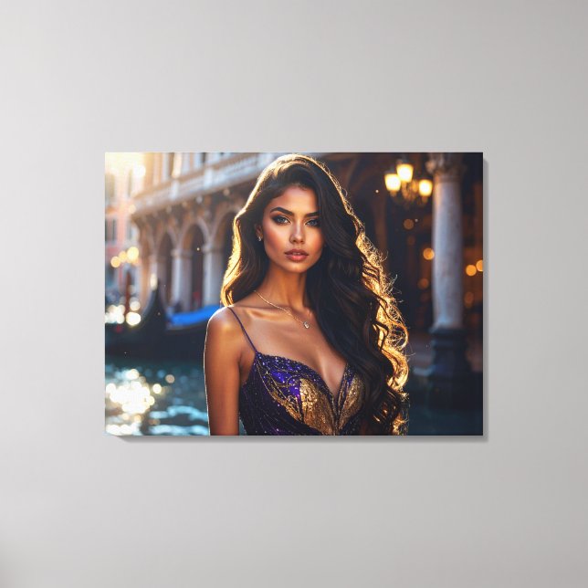 VENICE - I LOVE ITALY CANVASTRYCK (Framsida)