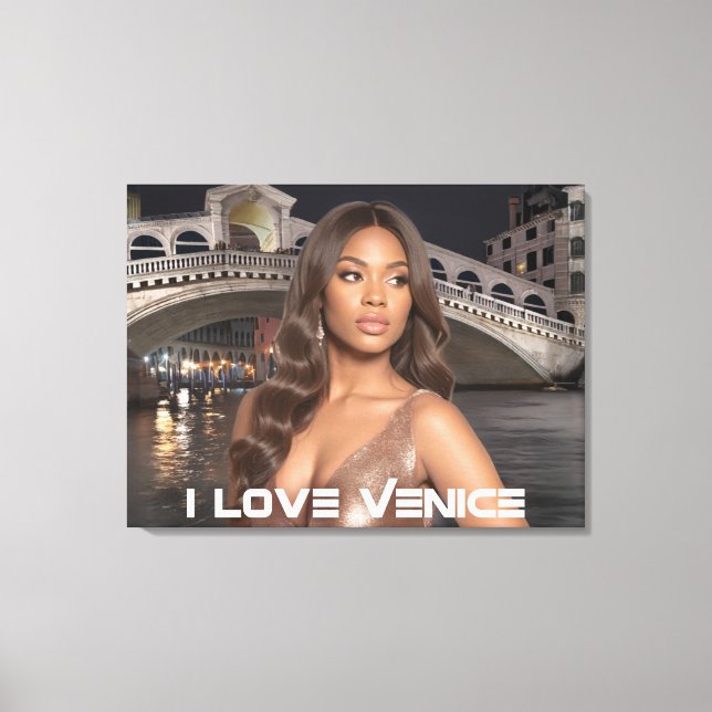 VENICE - I LOVE VENICE CANVASTRYCK (Framsida)