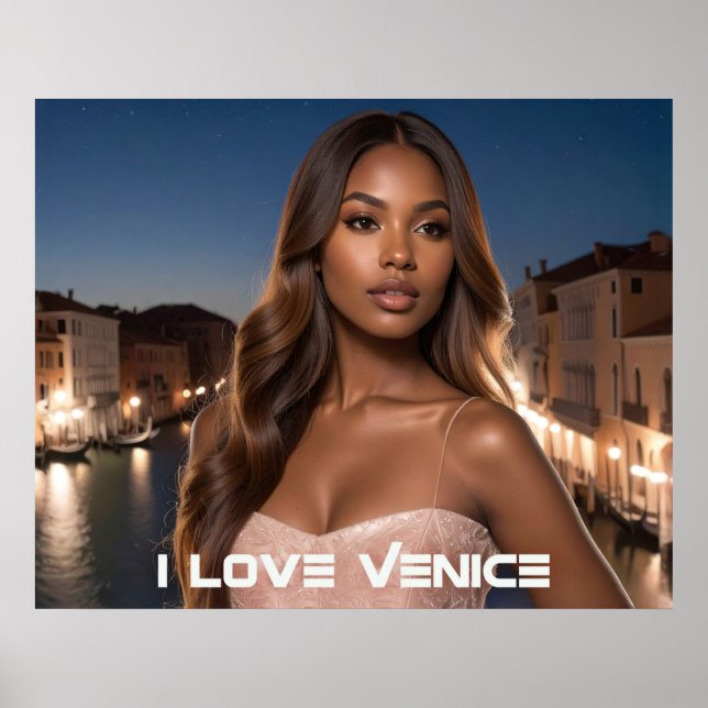 VENICE - I LOVE VENICE POSTER (Framsidan)