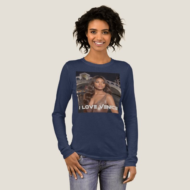 VENICE - I LOVE VENICE T SHIRT (Hel framsida)