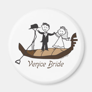 Venice Italien Bride Magnet