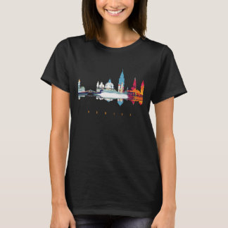 Venice Italien Gondol Romantisk Resa T-Shirt
