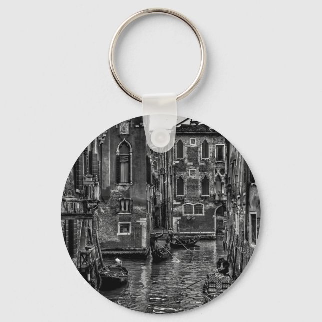 Venice italien gondola-båtkanal nyckelring (Framsida)