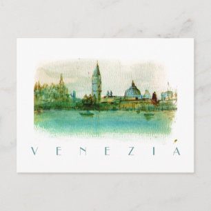 Venice-ITALIENS vykort för färgsfärgat skal