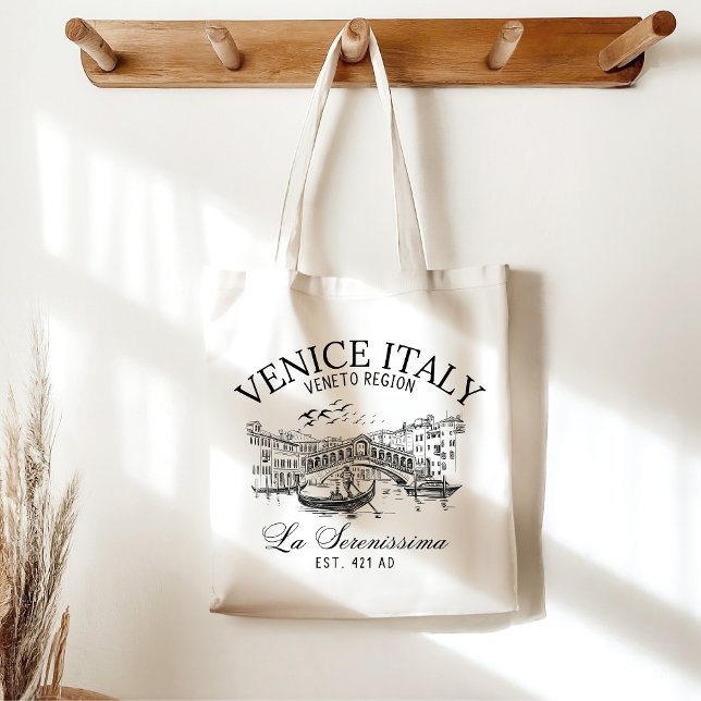 Venice Italy, Beautiful Vintage Landscape Tygkasse (Skapare uppladdad)