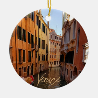 Venice Italy Canal Buildings Travel Julgransprydnad Keramik