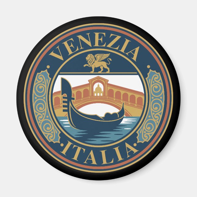 Venice Italy Magnet (Framsidan)