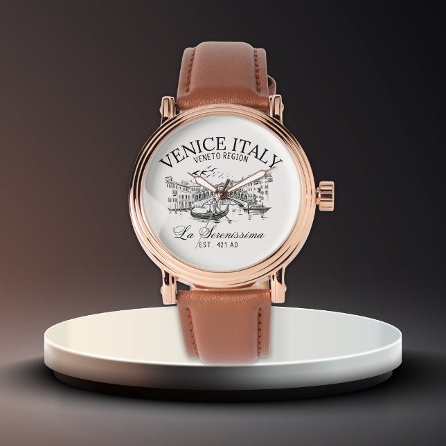 Venice Italy Old Landscape Armbandsur (Skapare uppladdad)